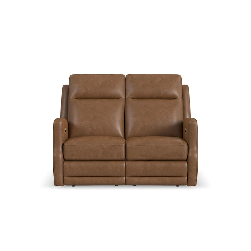 Causeuse inclinable électrique Maxwellton Cedar avec appuie-tête et support lombaire motorisés Flexsteel - 56 x 42 x 39