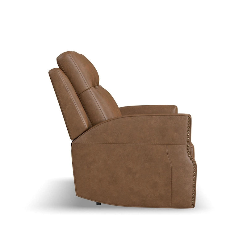 Causeuse inclinable électrique Maxwellton Cedar avec appuie-tête et support lombaire motorisés Flexsteel - 56 x 42 x 39