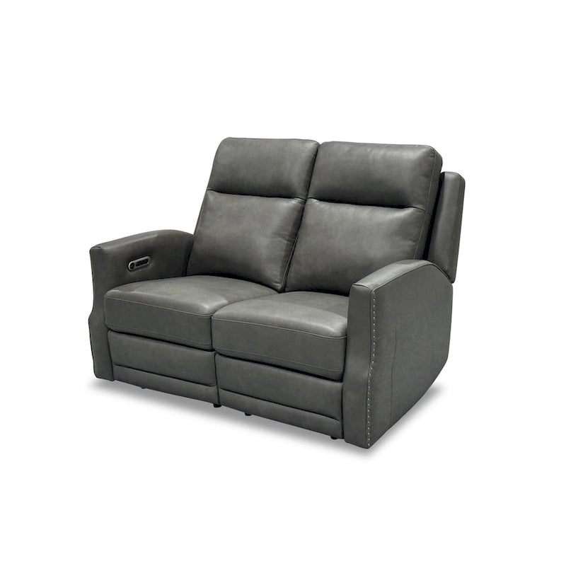 Causeuse inclinable électrique Maxwellton Cedar avec appuie-tête et support lombaire motorisés Flexsteel - 56 x 42 x 39