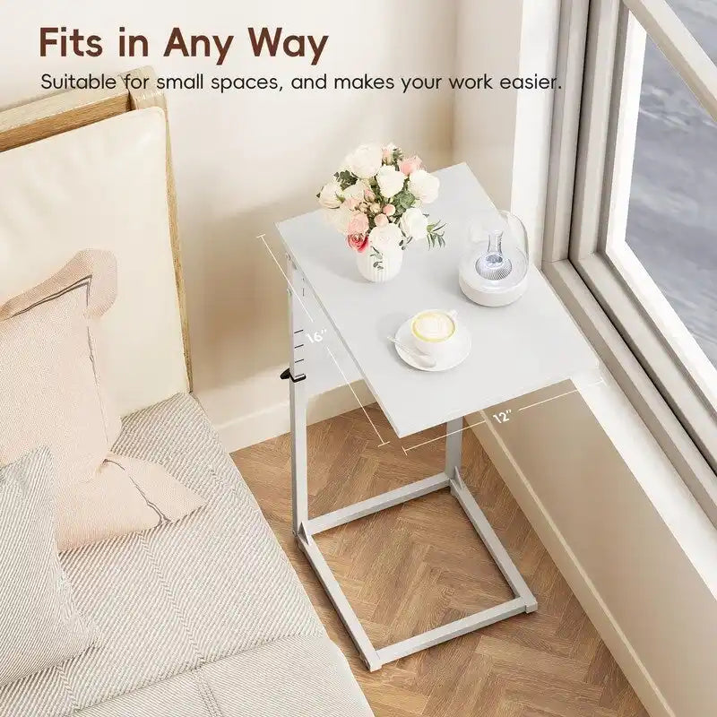 Table d'appoint en C - 16P x 12L x 33H
