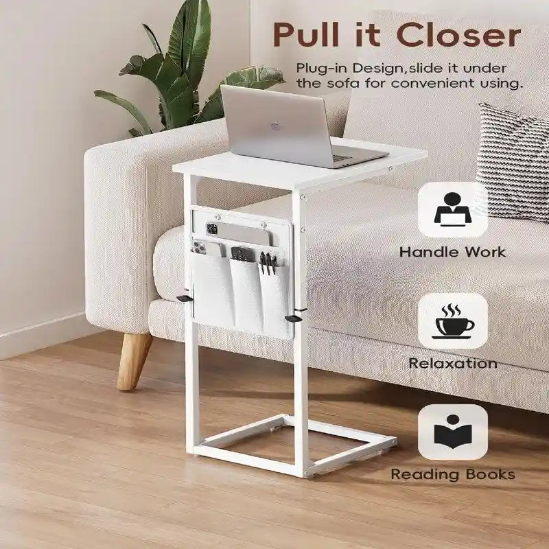Table d'appoint en C - 16P x 12L x 33H