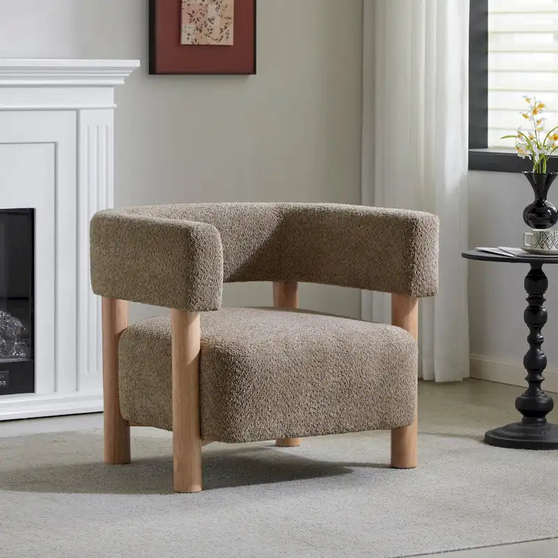 Christopher Knight Home - Fauteuil d'appoint en tissu James pour salon