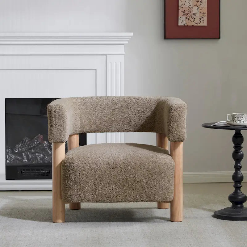 Christopher Knight Home - Fauteuil d'appoint en tissu James pour salon