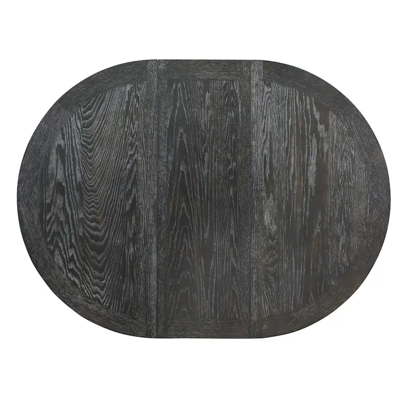Ensembles de table et chaises de salle à manger rustiques, ensembles de table et chaises rondes extensibles avec plateau réglable pour salle à manger