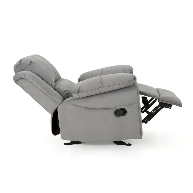 Fauteuil inclinable manuel Roomfitters, fauteuil relaxant pour le salon ou la chambre, gris