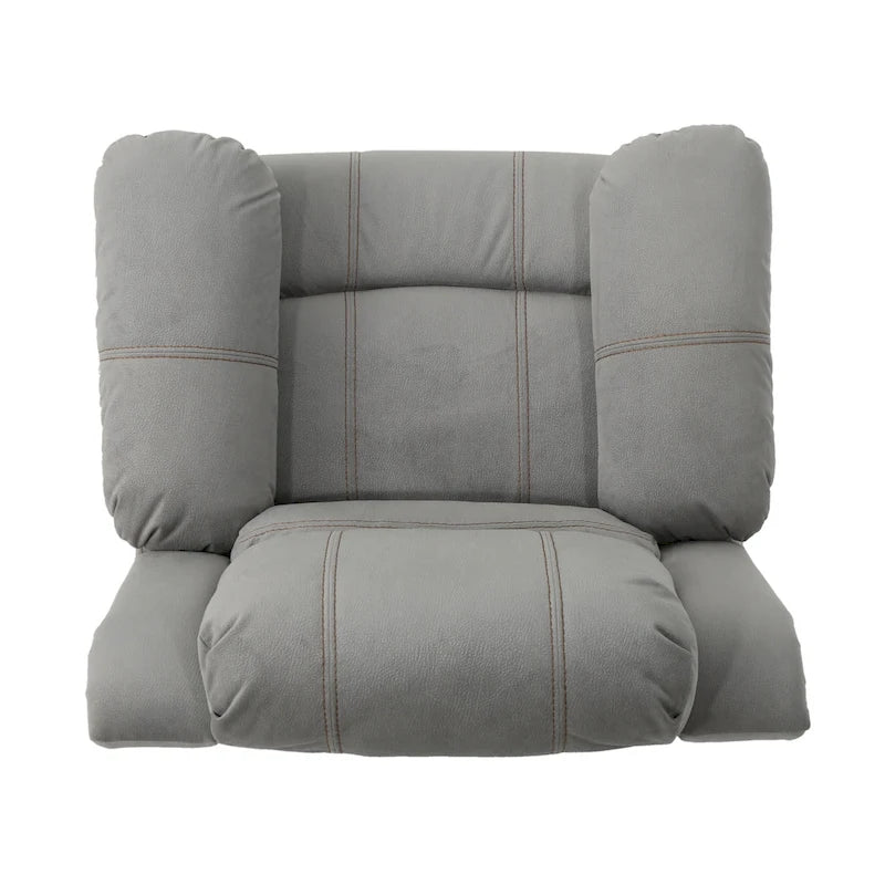 Fauteuil inclinable manuel Roomfitters, fauteuil relaxant pour le salon ou la chambre, gris