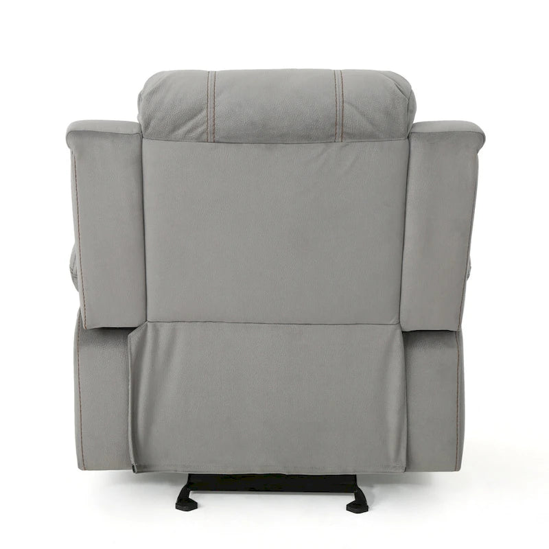 Fauteuil inclinable manuel Roomfitters, fauteuil relaxant pour le salon ou la chambre, gris