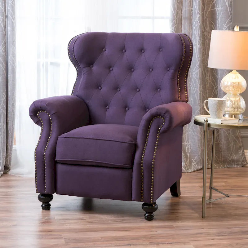 Fauteuil inclinable Roomfitters avec accoudoirs roulés, accentué, profitez d'un confort cocooning