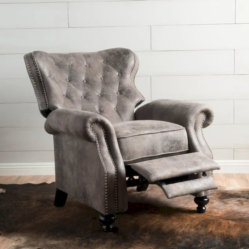 Fauteuil inclinable Roomfitters avec accoudoirs roulés, accentué, profitez d'un confort cocooning