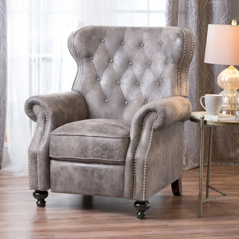 Fauteuil inclinable Roomfitters avec accoudoirs roulés, accentué, profitez d'un confort cocooning