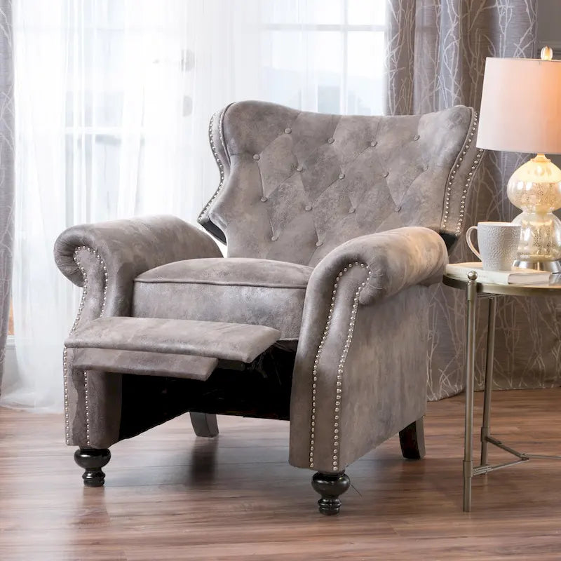 Fauteuil inclinable Roomfitters avec accoudoirs roulés, accentué, profitez d'un confort cocooning