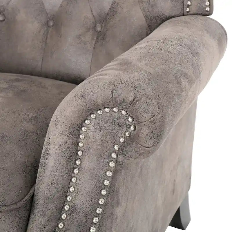 Fauteuil inclinable Roomfitters avec accoudoirs roulés, accentué, profitez d'un confort cocooning