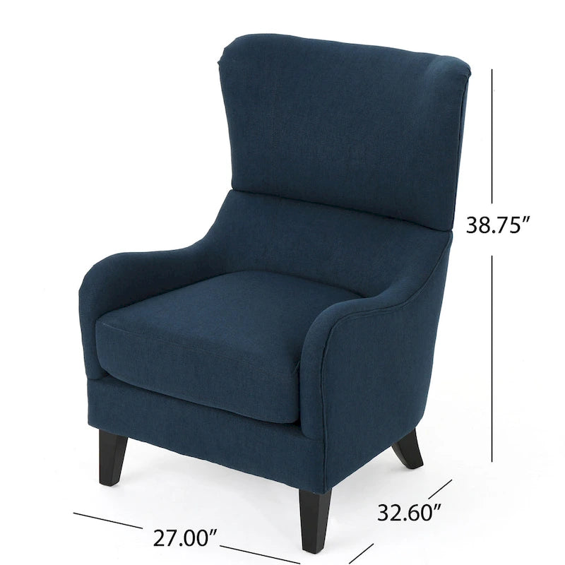 Fauteuil canapé dossier haut Quentin, Salon, bureau et chambre à coucher