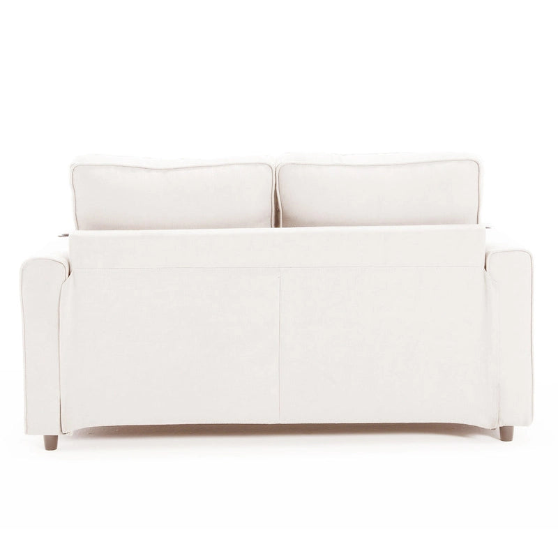 Canapé-lit futon rembourré 3-en-1 convertible
