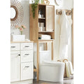 Meuble de rangement pour WC en rotin naturel, meuble de rangement moderne