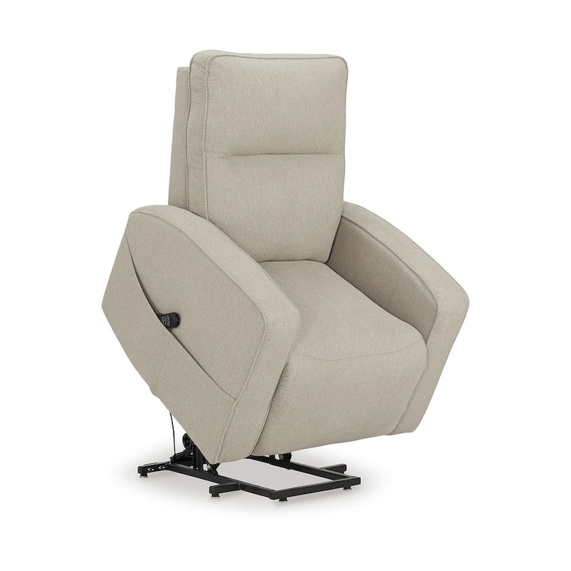 Fauteuil inclinable releveur Lawson, polyester fumé, coussin en mousse