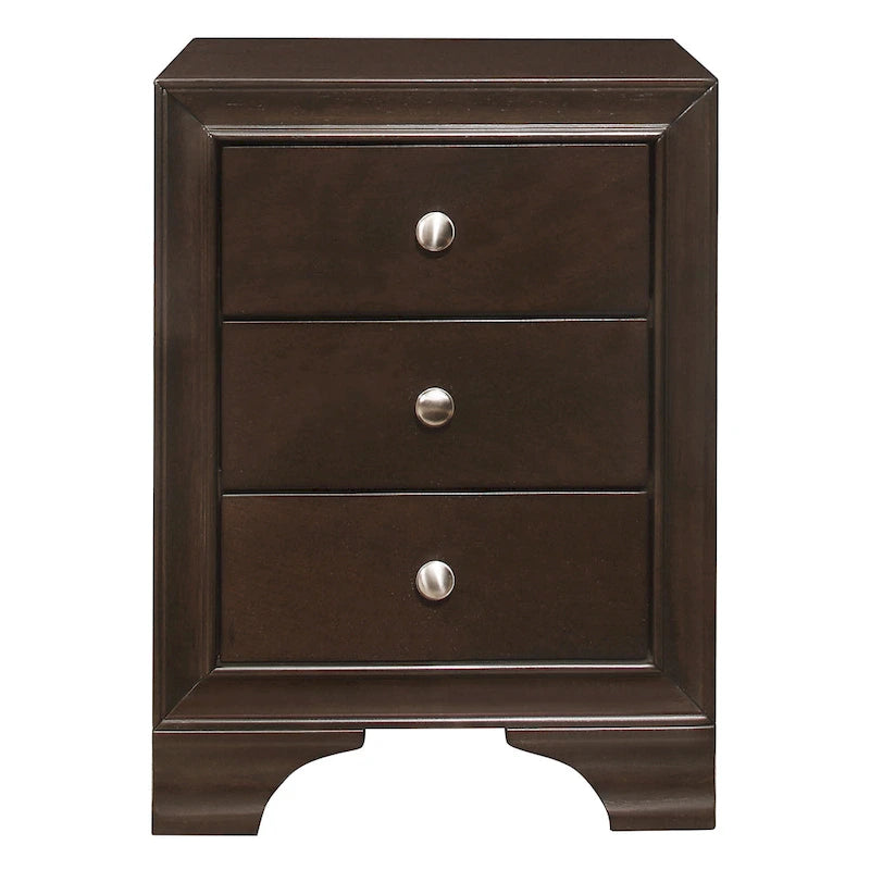 Table de chevet en bois de transition, rangement de chevet avec ports USB, table d'appoint de salon avec tiroirs, table de canapé