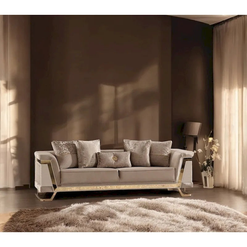 ActiveZen Ensembles de salon 4 pièces 1 canapé 1 causeuse 2 fauteuils