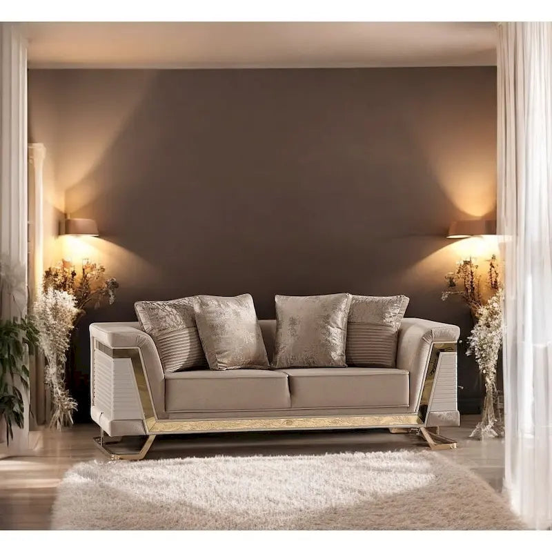 ActiveZen Ensembles de salon 4 pièces 1 canapé 1 causeuse 2 fauteuils