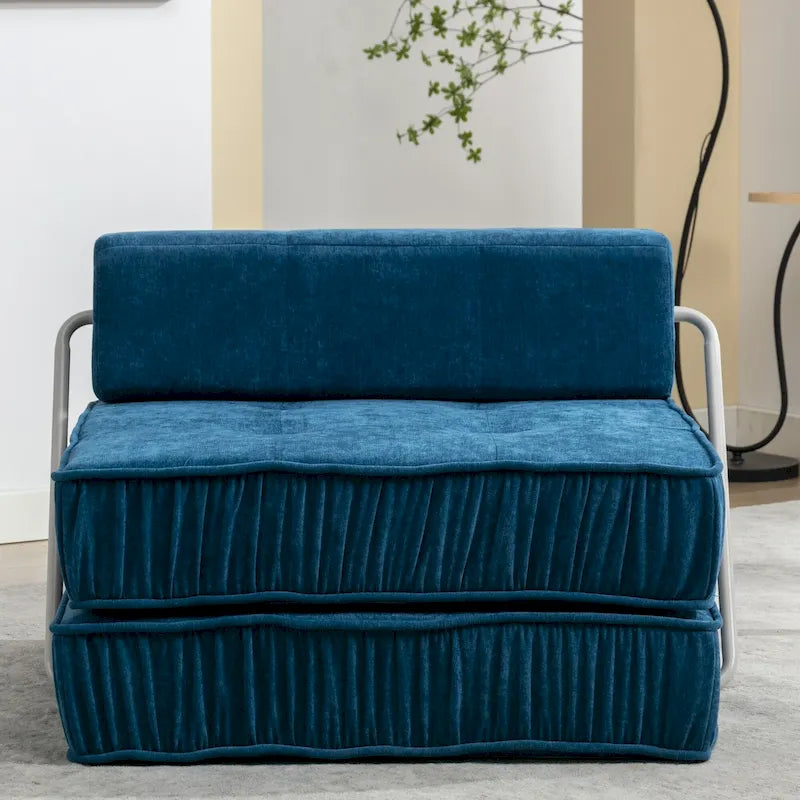 Canapé-lit convertible, fauteuil-lit moderne en chenille