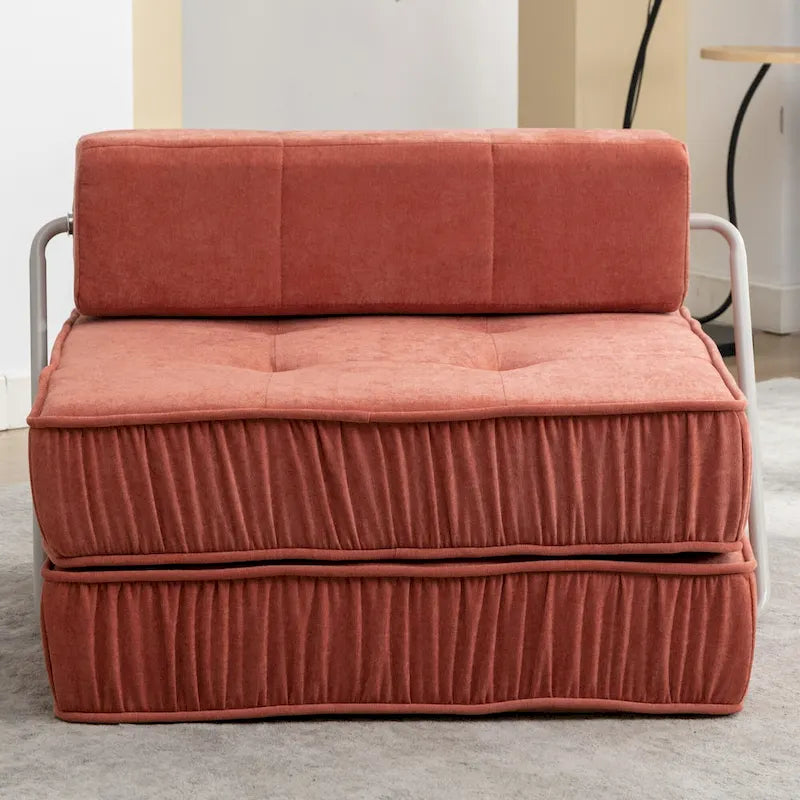 Canapé-lit convertible, fauteuil-lit moderne en chenille