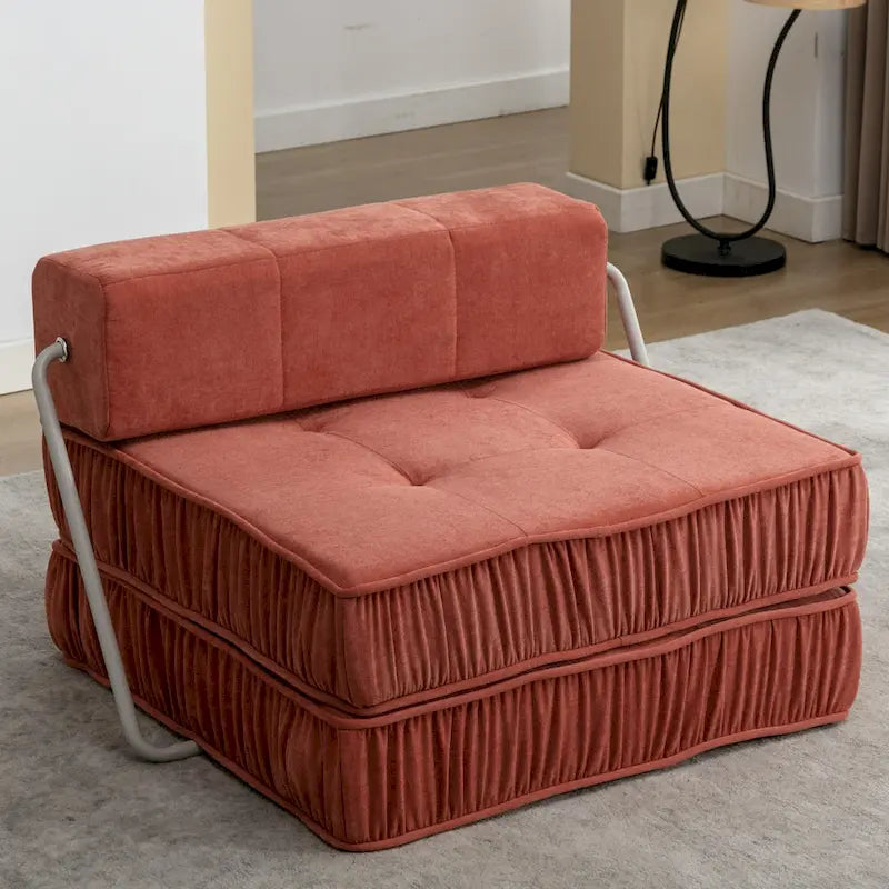 Canapé-lit convertible, fauteuil-lit moderne en chenille