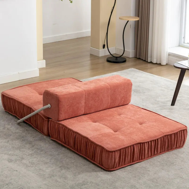 Canapé-lit convertible, fauteuil-lit moderne en chenille