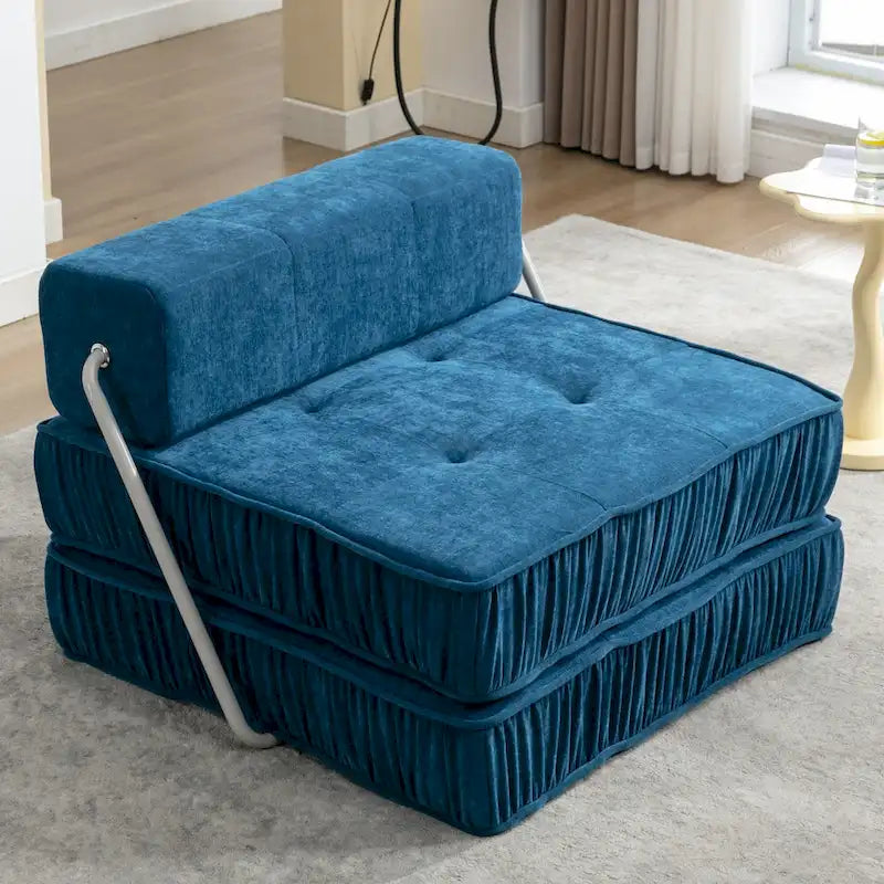 Canapé-lit convertible, fauteuil-lit moderne en chenille