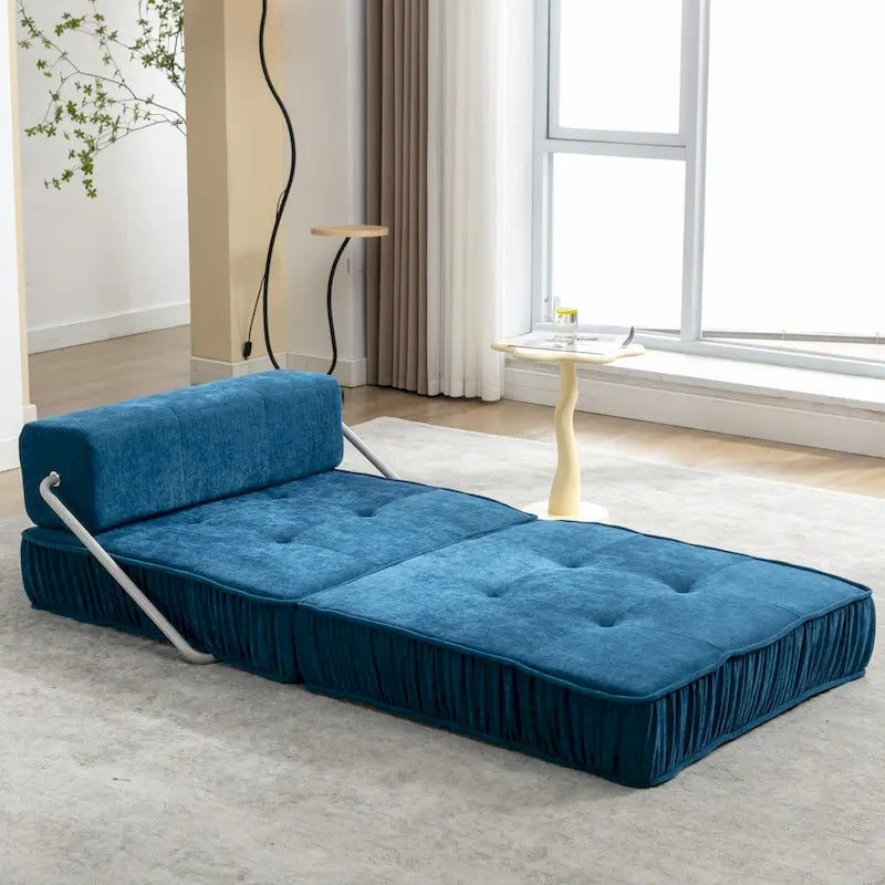 Canapé-lit convertible, fauteuil-lit moderne en chenille