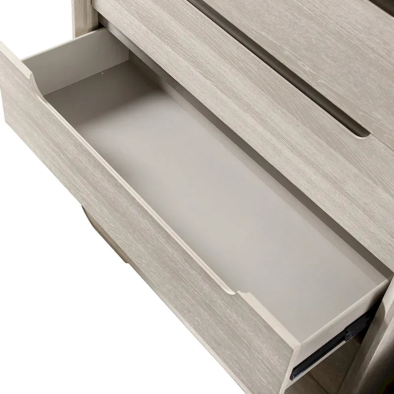 Furniture of America Addeso Commode moderne à 5 tiroirs en bois massif