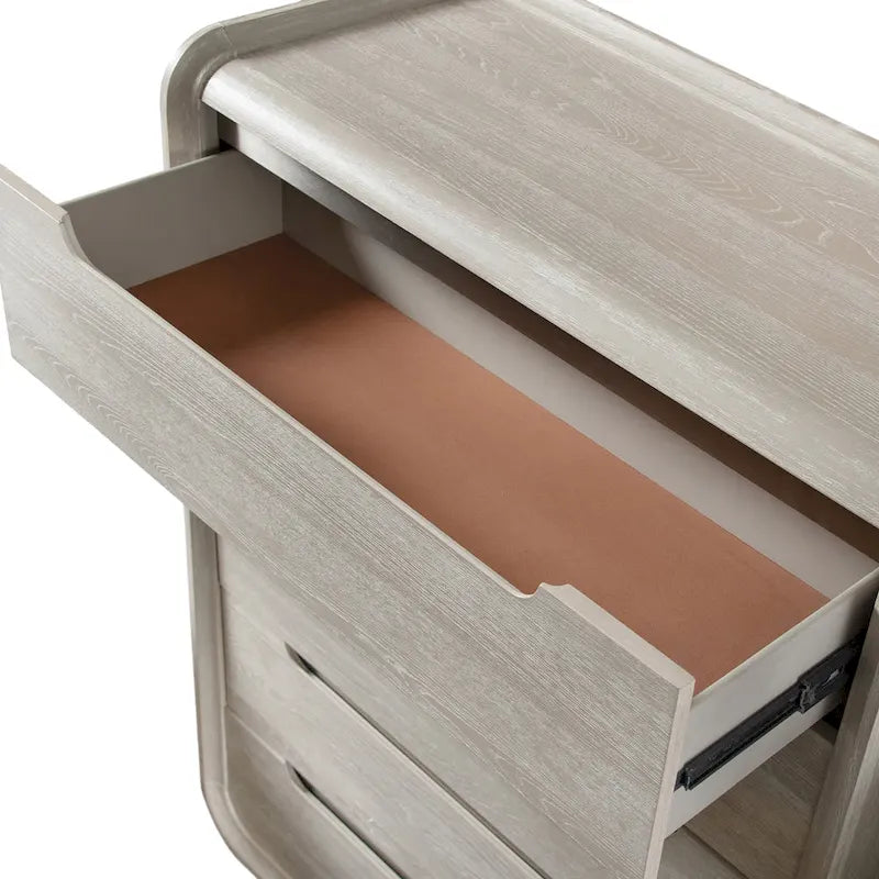 Furniture of America Addeso Commode moderne à 5 tiroirs en bois massif