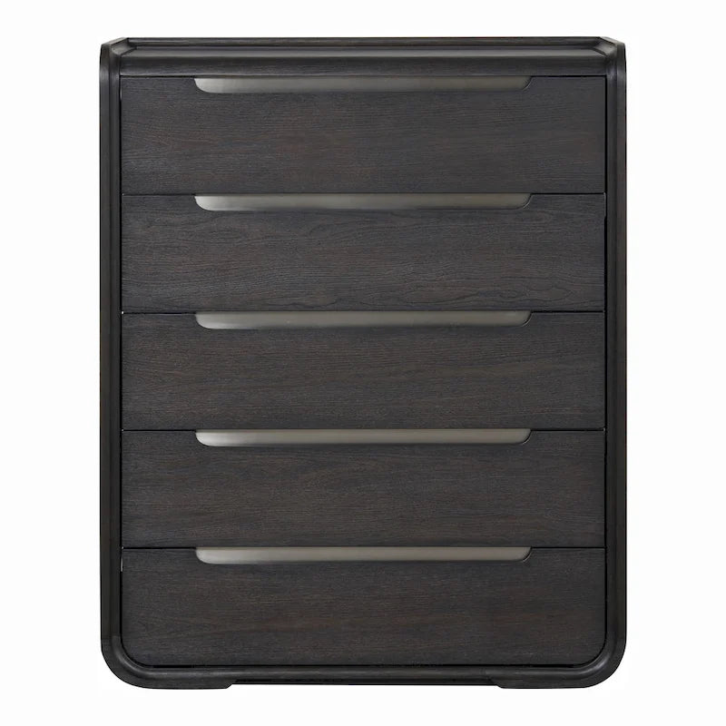 Furniture of America Addeso Commode moderne à 5 tiroirs en bois massif