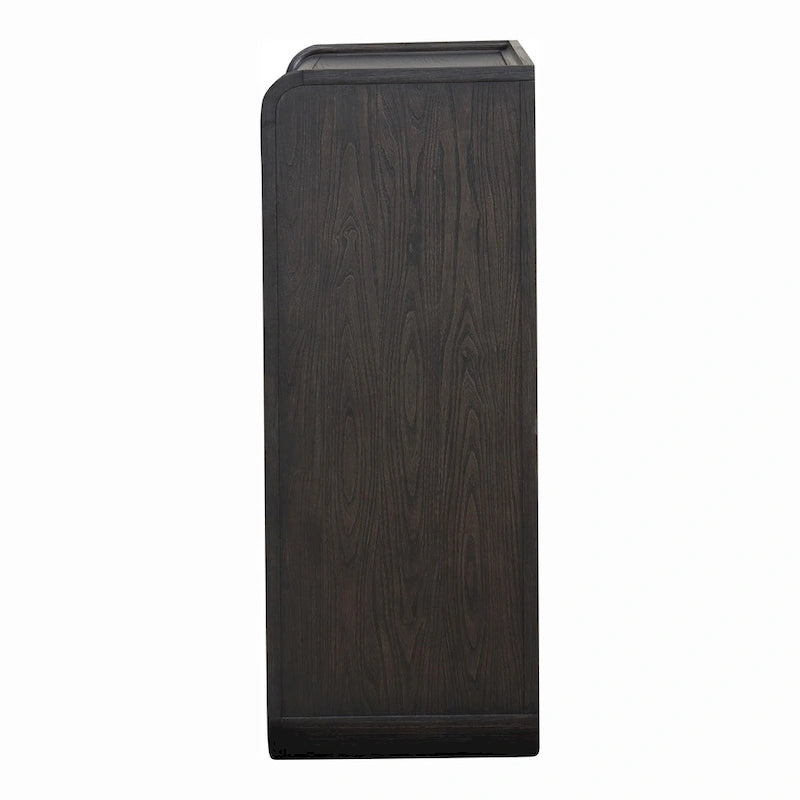 Furniture of America Addeso Commode moderne à 5 tiroirs en bois massif
