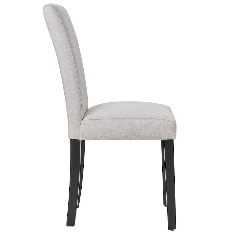VECELO Lot de 6 chaises de salle à manger rembourrées Parson classiques, chaises de salle à manger modernes 37 Parson