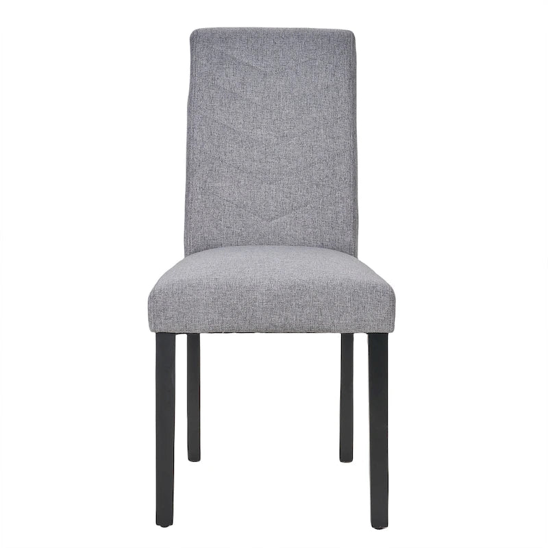 VECELO Lot de 6 chaises de salle à manger rembourrées Parson classiques, chaises de salle à manger modernes 37 Parson