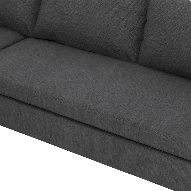 Canapé modulaire sectionnel en forme de U en chenille 116, 8 places