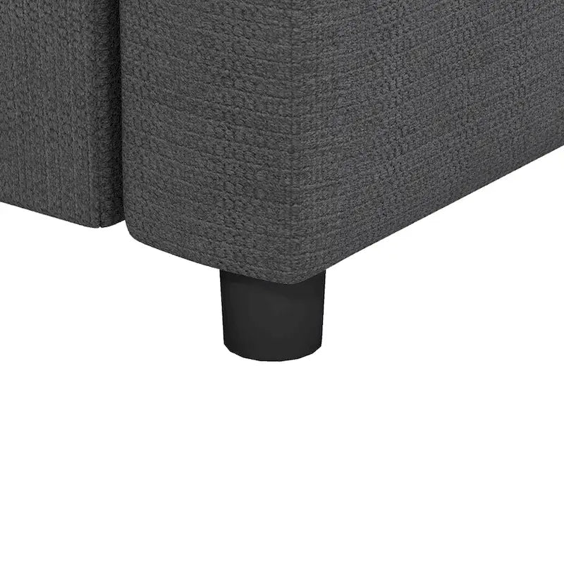 Canapé modulaire sectionnel en forme de U en chenille 116, 8 places