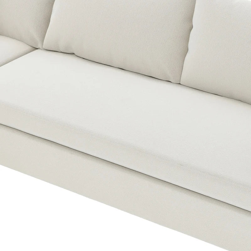 Canapé modulaire sectionnel en forme de U en chenille 116, 8 places