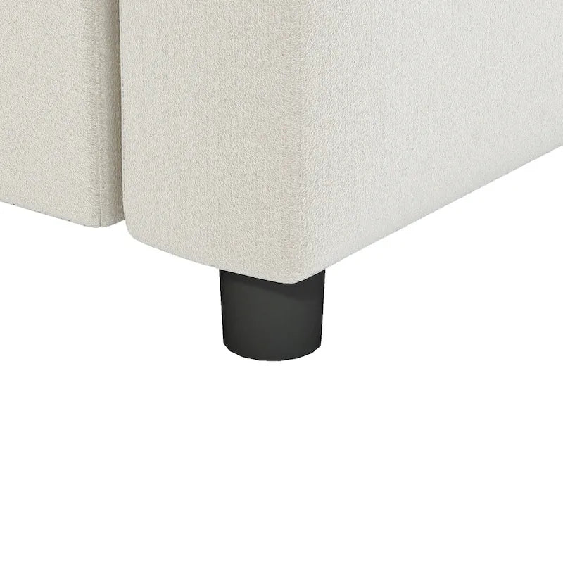 Canapé modulaire sectionnel en forme de U en chenille 116, 8 places