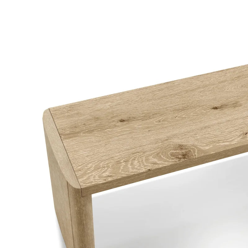 Banc de salle à manger Furniture of America Elira Chêne moderne 51 po