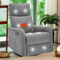 Fauteuil inclinable, pivotant à 360° avec massage et chauffage lombaire