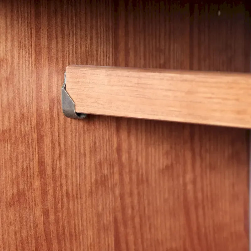 Armoire 3 portes - Blanc/Moka/Java - Bois massif