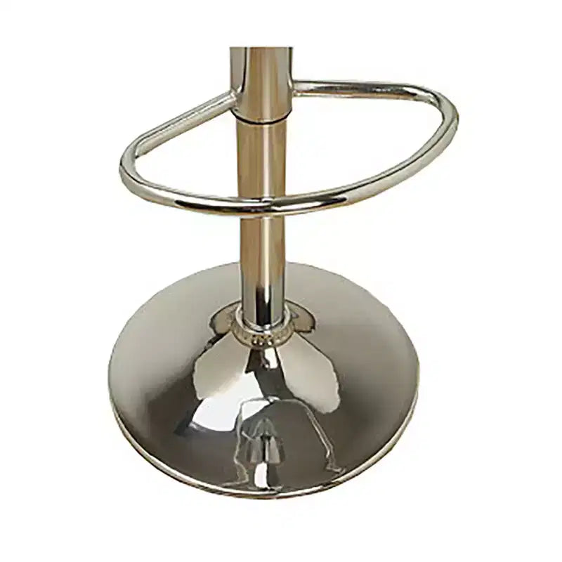 Tabouret de bar réglable Alpha Leather, style Bombo contemporain