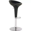 Tabouret de bar réglable Alpha Leather, style Bombo contemporain
