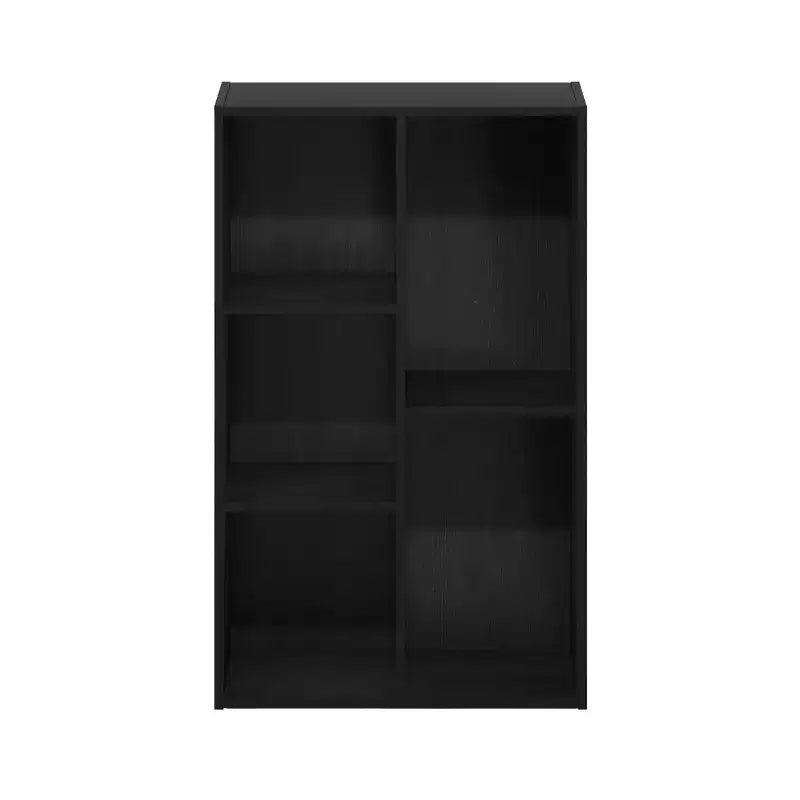 Furinno Bibliothèque ouverte 5 cubes, montage sans outils, meuble de rangement multifonctionnel, utilisation horizontale ou verticale