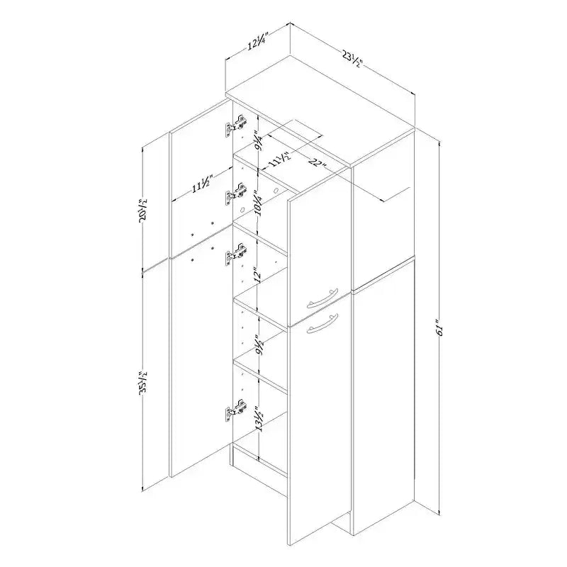 Garde-manger de rangement Axess de South Shore