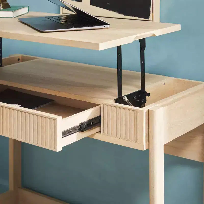 Bureau à plateau élévateur cannelé Saracina Home