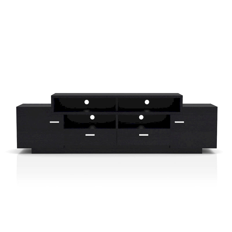 Meuble TV en bois à 2 tiroirs Peyson Contemporary 70 po par Furniture of America