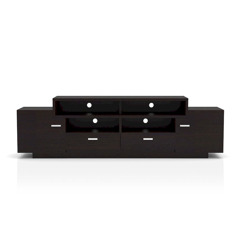 Meuble TV en bois à 2 tiroirs Peyson Contemporary 70 po par Furniture of America