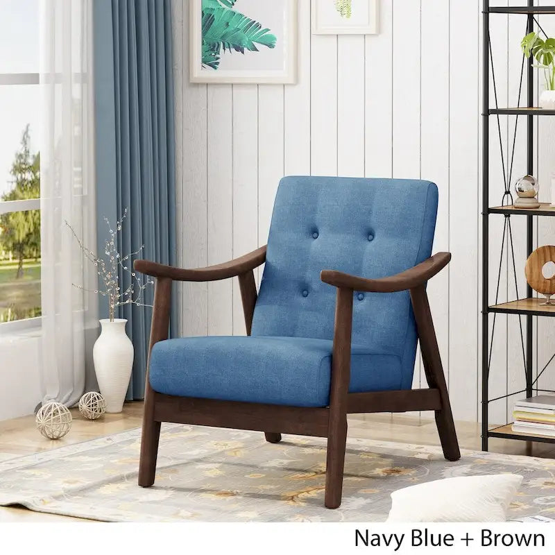 Fauteuil d'appoint moderne du milieu du siècle Chabani de Christopher Knight Home